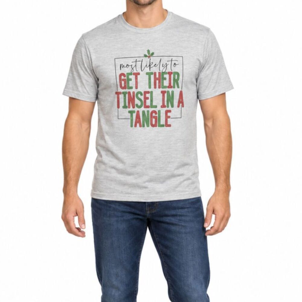 BCG Men’s Christmas Funny Holiday T-Shirt | Medium